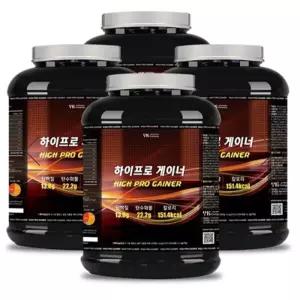 하이 프로 게이너 벌크업 헬스 단백질 보충제 4KG 4통