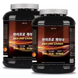 하이 프로 게이너 벌크업 헬스 단백질 보충제 4KG 2통