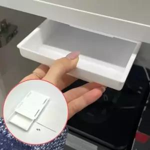 책상 하부 서랍 붙이는 책상서랍 화이트 책상밑서랍 부착식서랍 부착서랍 히든서랍