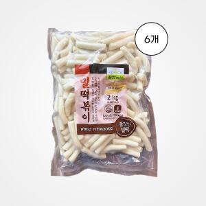 [칠갑] 밀떡볶이떡 2kg, 6개