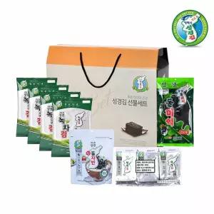 지도표 성경김 종합D 명절 선물세트 1세트 식사 일식 점심시간 외식 즉석요리 혼밥