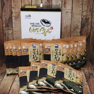 바다좋은 구이 김선물세트2호 7매 20봉 식사 점심시간 회식 집밥 즉석요리 중식