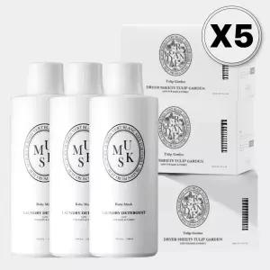 베르블랑 아기 머스크 세제 3 +튤립 건조기시트 3, X5
