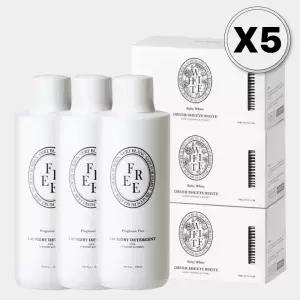 베르블랑 아기 무향 세제 3 +화이트 건조기시트 3, X5