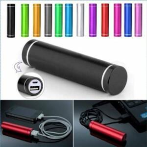 금속 USB 5V 보조베터리 박스 키트, 1 개, 18650 배터리, DIY 충전기, 휴대폰 액세서리, 블랙 미니
