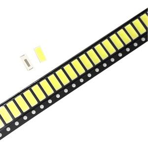 100개 LED 다이오드 1W 150Ma 6500K 백색광 SMD6.0~6.2V