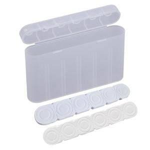 DIY 액세서리 6 슬롯 방수 보관함, 18650 배터리, 휴대용 거치대 케이스 1PC