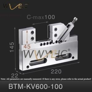 BTM-KV600 와이어 절단 고정구 스테인리스 스틸 미세 조정 스파크 머신 슬로우 워킹 압력판 1개