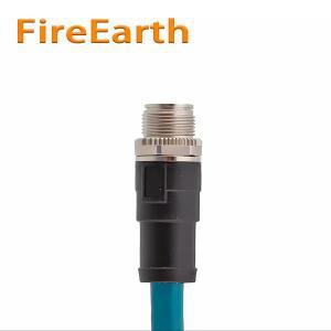 X-Code Male-Male 커넥터가  M12-RJ45 케이블 기가비트 이더넷 패치 코드 CAT6a1m