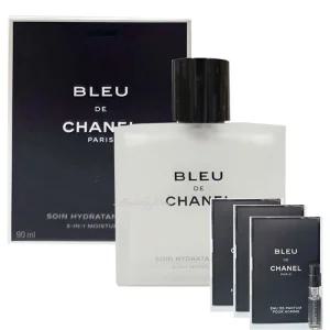 샤넬 블루 드 샤넬 애프터 쉐이브 모이스춰라이저(에멀전) 90ml+블루오드퍼품1.5ml3개
