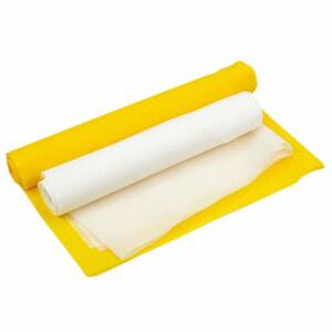 실크 스크린 인쇄 메쉬, 100 /110 /120 /140 /160 /180 /200 /250 /300Mesh, 스크린 인쇄 기계 장비 액세서리용 화이트 옐로우, 필터 페인팅, 폴리에스터 원단(140M /55T 화이트)