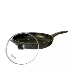 키친아트 열센서 통주물(양면마블) 후라이팬32CM-커버