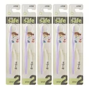 만 4세 아동용 칫솔 5개 묶음 2단계 선택 초등입학용 패키지칫솔