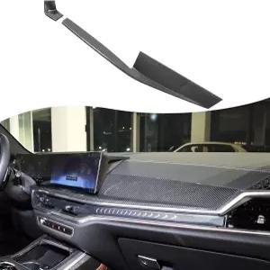 중앙 제어 계기판 스티커 BMW X5 X6 X7 G18 G05 G06 G07 2023-2025 양면 공기 배출구 커버 트림 프레임