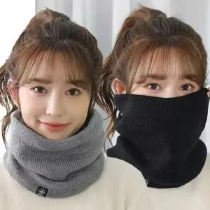 [룽스_66]양털 라벨 포인트 기본 워머 목도리 스카프