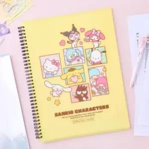 [룽스_66]산리오 스프링 팬시 화일 40P-노랑