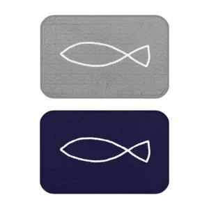 모노피쉬퀼트 순면 미끄럼방지발매트 욕실매트 화장실
