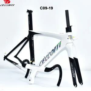 자전거프레임 세코티 팩토리 로드 바이크 프레임 최대 700x28C 타이어 V 브레이크 자전거 프레임셋 사용 가
