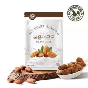 산과들에 당일볶음아몬드500gx2봉 25년산 햇견과 견과류