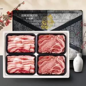 [한돈 선물세트]오겹살+오겹살+목살+목살 (팩당 400g)