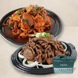 새담 흑마늘 오리 양념 2종 선물세트(주물럭5팩+불고기5팩/팩당200g)