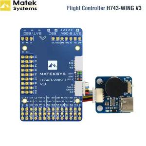MATEK 시스템 H743-WING V3 3-8S STM32H743VIT6 내장형 OSD 바로 비행 컨트롤러 RC 멀티로터 비행기 고정익