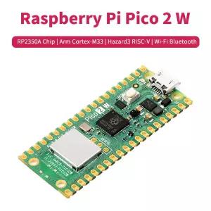 라즈베리 파이 피코 마이크로컨트롤러 칩 듀얼 코어 암 Cortex-M33 및 Hazard3 RISC-V 지지대 와이파이 4