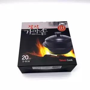 가마솥 찜냄비 찜솥 찜기 무쇠솥 솥밥 돌솥 20cm 5 6인용