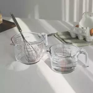 유리계량컵 베이킹 계량컵 조리도구 500ml 1000ml