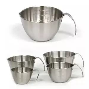 계량믹싱볼 SUS 304 스텐 손잡이 계량컵 믹싱컵 250ml 1호