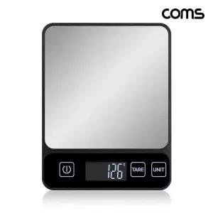 Coms 디지털 주방 저울 1g 단위 측정 영점기능
