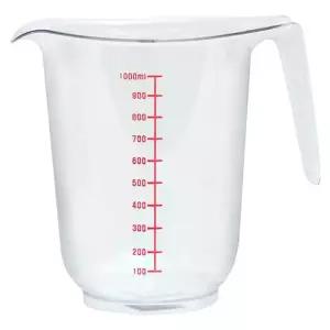 개량컵 투명 계량컵 1000ml 2P 눈금 플라스틱 쌀