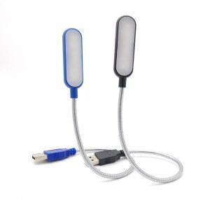 유연한 휴대용 USB 빛 밝은 독서 테이블 램프 보조베터리 노트북 PC 컴퓨터에 대 한 6 led 5V