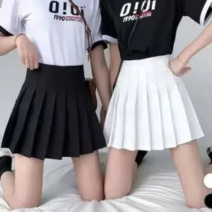 휴가룩 하이 여성 플리츠 스커트 데일리 테니스 속바지 캐주얼