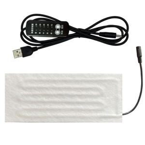 난방 패드 USB 와이어 매트 5V 전기 요소 필름 히터 발 온난화 조끼
