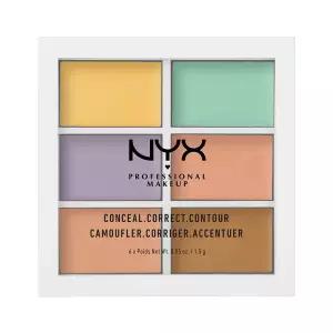 NYX 프로페셔널 메이크업 컬러 보정 컨실러 팔레트