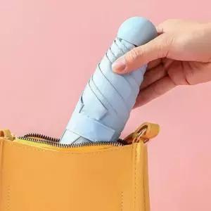 초경량 미니 암막 양우산 UV 차단 우양산 휴대용 가벼운 가방 쏙 접이식 양산 우산 겸용