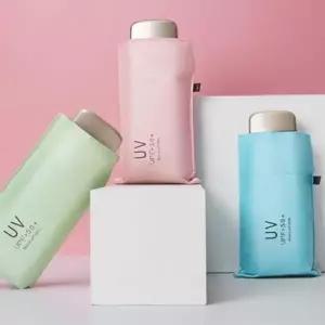 휴대용 초경량 암막 양산 우산 양우산 겸용 자외선 차단 가벼운 가방 쏙 미니 접이식 우산