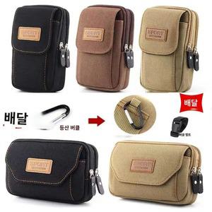 고정 아웃도어 핸드폰 현장 착용 허리띠 멀티 다용도 포켓 작업 남성 허리 미니 힙색