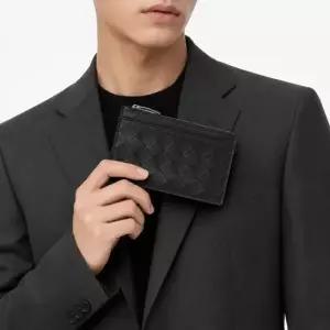 보테가베네타 608784 VCPP3 8803 인트레치아토 지퍼 키 파우치 카드지갑