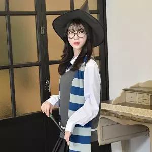 [교복몰]고품질 TBZ 교복몰 마법학교 동글동글 귀여워 안경 해리포터코스프레 뿔테안경 코스튬의상 WFNK5N