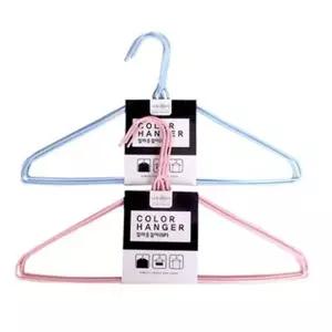 고품질 TBZ 파스텔칼라 5p 철사 옷걸이-색상랜덤발송 옷정리 의류...