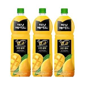 [소비기한 26.08.27까지] 미닛메이드 망고 1.5L/ 3개