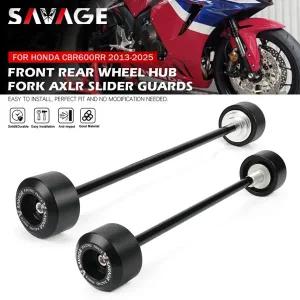혼다 호환 CBR600RR 2009-2025용 바이크 오토바이 리어 프론트 액슬 슬라이더 가드 휠 포크 크래시 프로텍