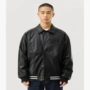 르꼬끄 레더 라이크 자켓 - 블랙(QQ123LJK12) 4679485