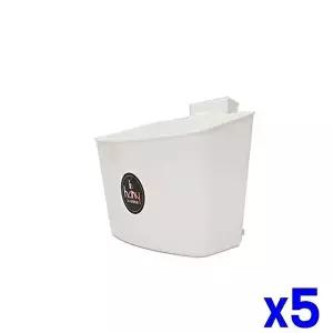 고품질 TBZ 걸이식 다용도 쓰레기통 x5개 음식물분기수거함 음식물분리수거통 음식물분기수거함 WFNKBY1
