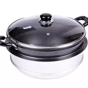 고품질 TBZ 유리뚜껑 찜솥 시루솥 30CM 찜냄비 찜기 찜통 찜기솥 찜냄비 찜솥 찜기솥 찜통 WFNKC65