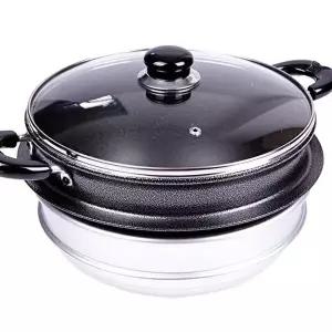 고품질 TBZ 유리뚜껑 찜솥 시루솥 26CM 찜기솥 찜통 찜냄비 찜기 찜솥 찜통 찜냄비 찜기솥 WFNKC67