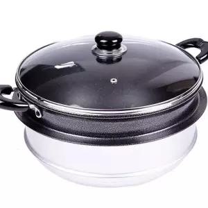 고품질 TBZ 유리뚜껑 찜솥 시루솥 30CM 찜냄비 찜기 찜통 찜기솥 찜...