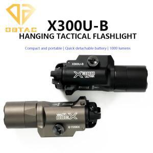 SOTAC 전술용 X300U-B 스카우트 라이트 에어소프트 무기용 스트로브 LED 헌팅 메탈 플래시라이트 20mm 레일